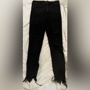 Barley worn distressed American Eagle Jeans